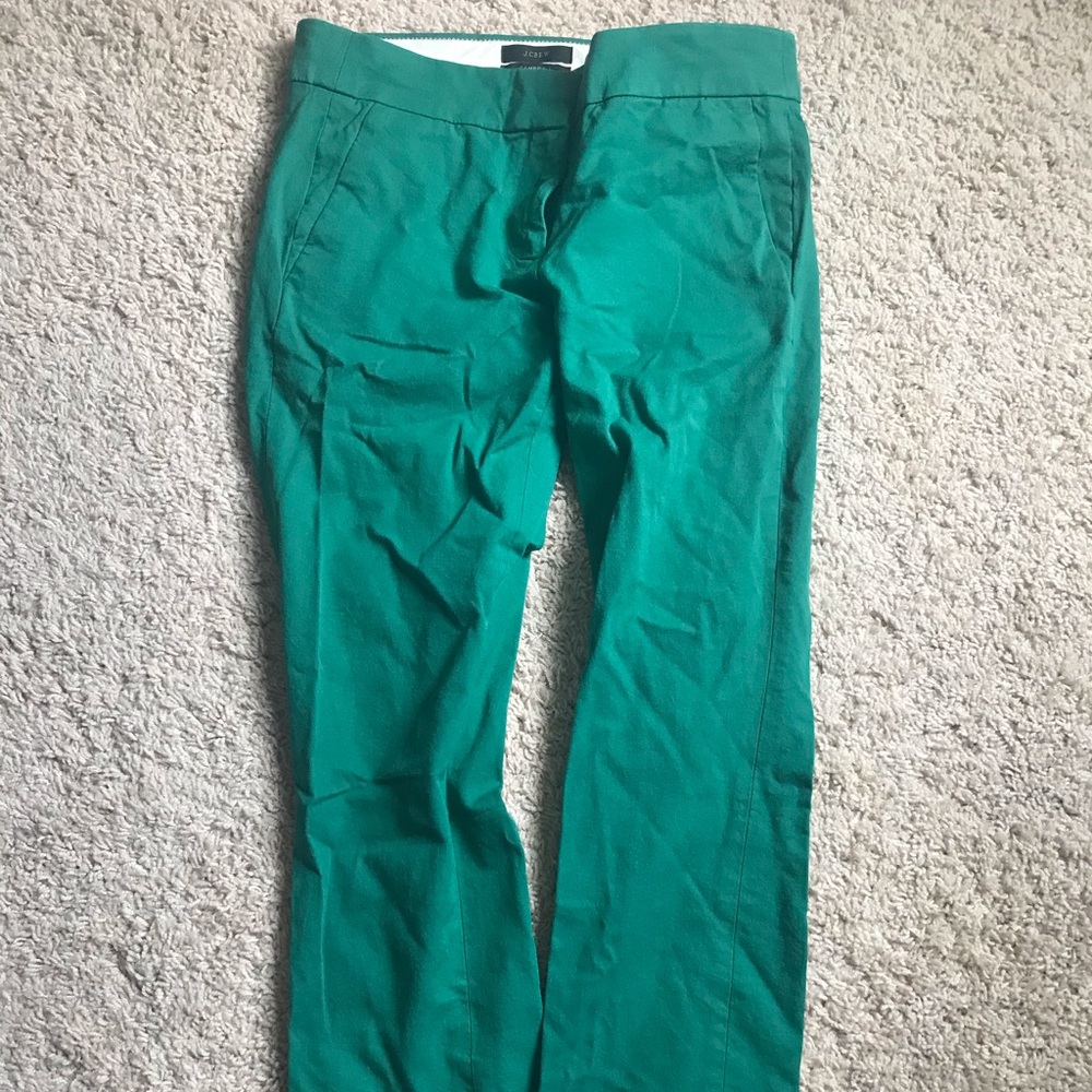 JCrew Dress pants. Emerald green